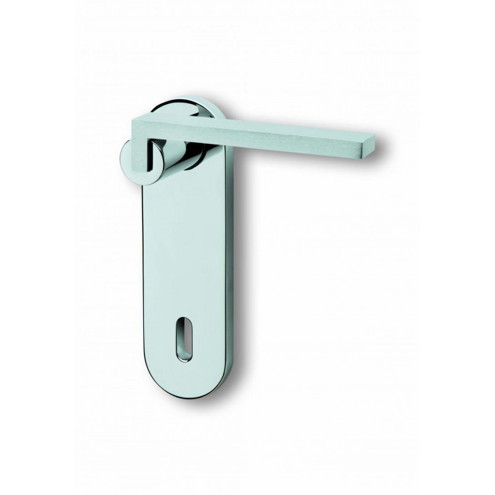 Pair of Ghidini Cartesio OCL-M4/F1 Lever Handles with Plate