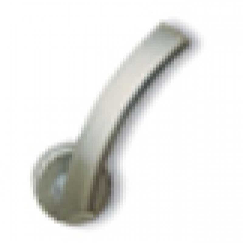 Pair of Ghidini Lever Handles Bella ZNS with Roses and Escutcheons