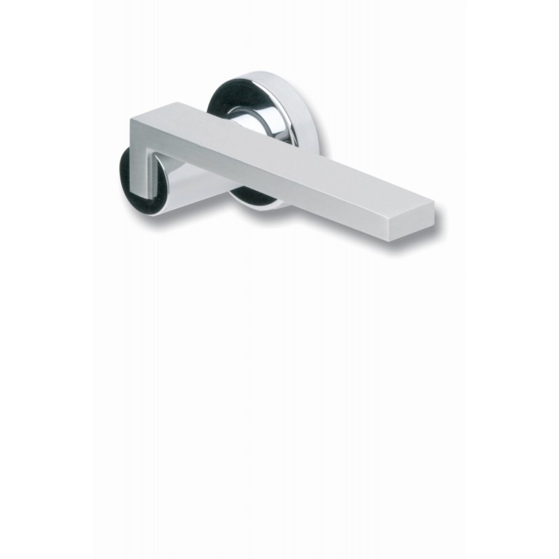 Pair of Ghidini Lever Handles Cartesio OCL-M4/F1 with Roses and Escutcheons