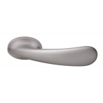 Pair of Ghidini Lever Handles Gran Prix ACP with Roses and Escutcheons