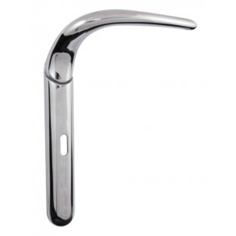 Pair of Ghidini Lever Handles Infinita OCL Model with Roses and Escutcheons