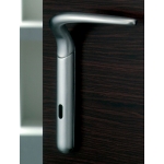 Pair of Ghidini Lever Handles Infinita OCS Model with Roses and Escutcheons