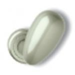 Pair of Ghidini Lever Handles Pigna OCS M18 with Roses and Escutcheons