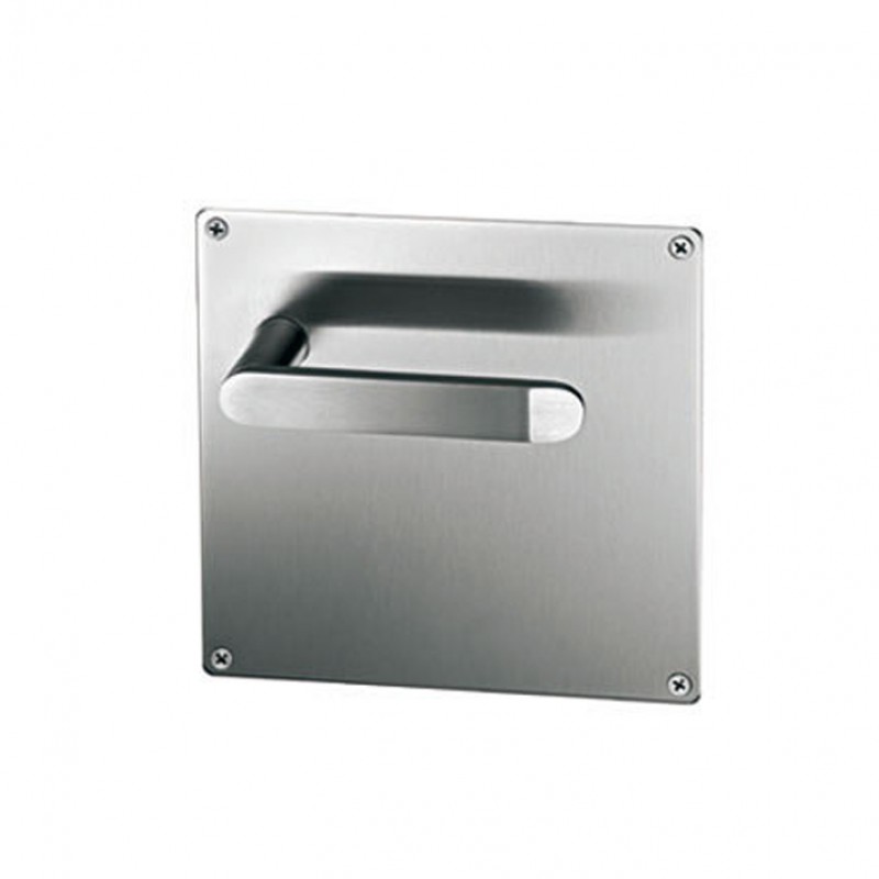 pba 2020/2001 Pair of Handles with Plate in Stainless Steel AISI 316L