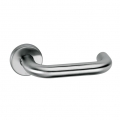 pba 2028BT Pair of Lever Handles in Stainless Steel AISI 316L