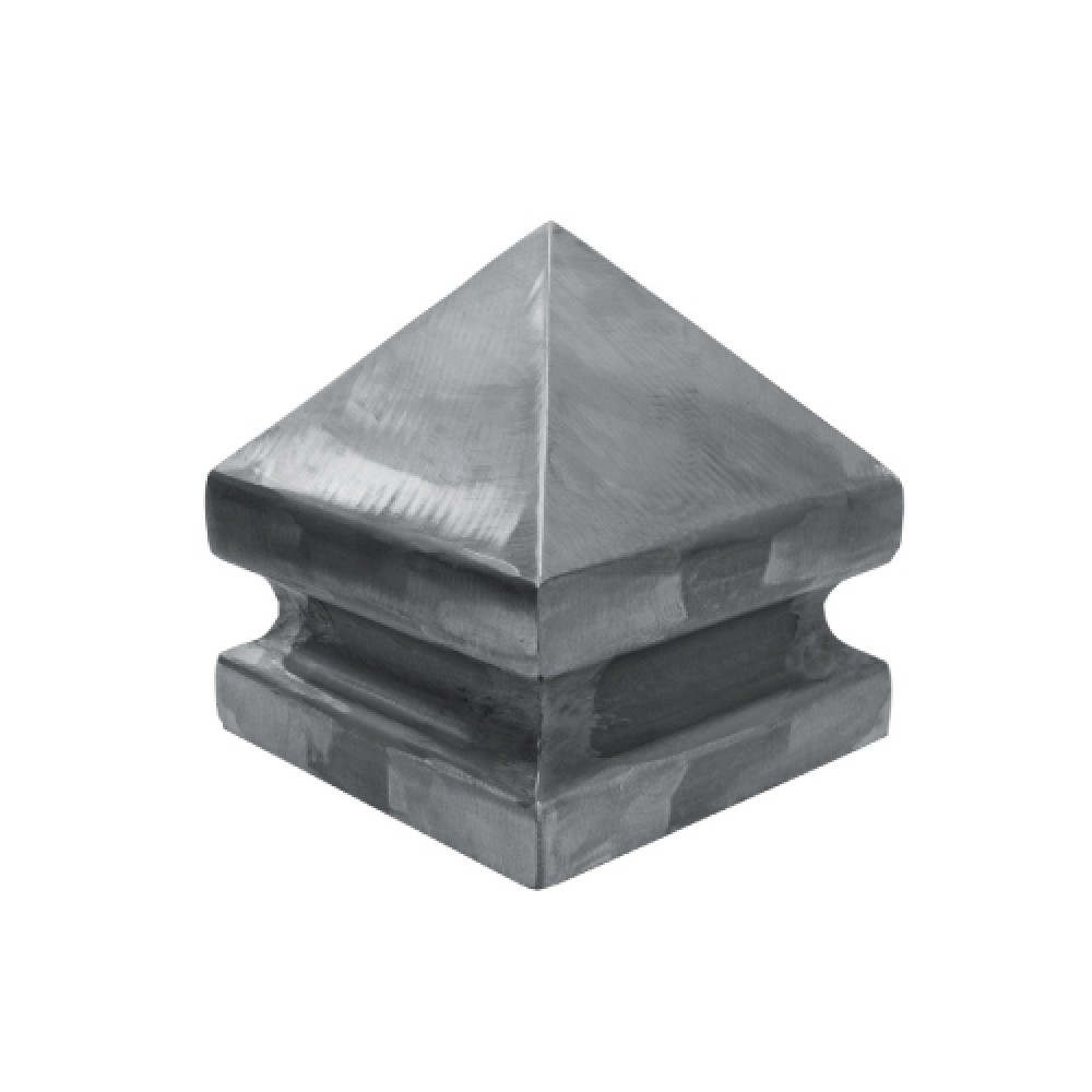 Contoured Cap for Gate with Square Base Column Cover