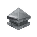 Contoured Cap for Gate with Square Base Column Cover