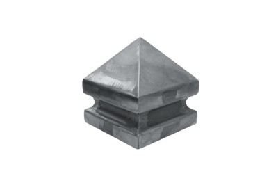 Contoured Cap for Gate with Square Base Column Cover