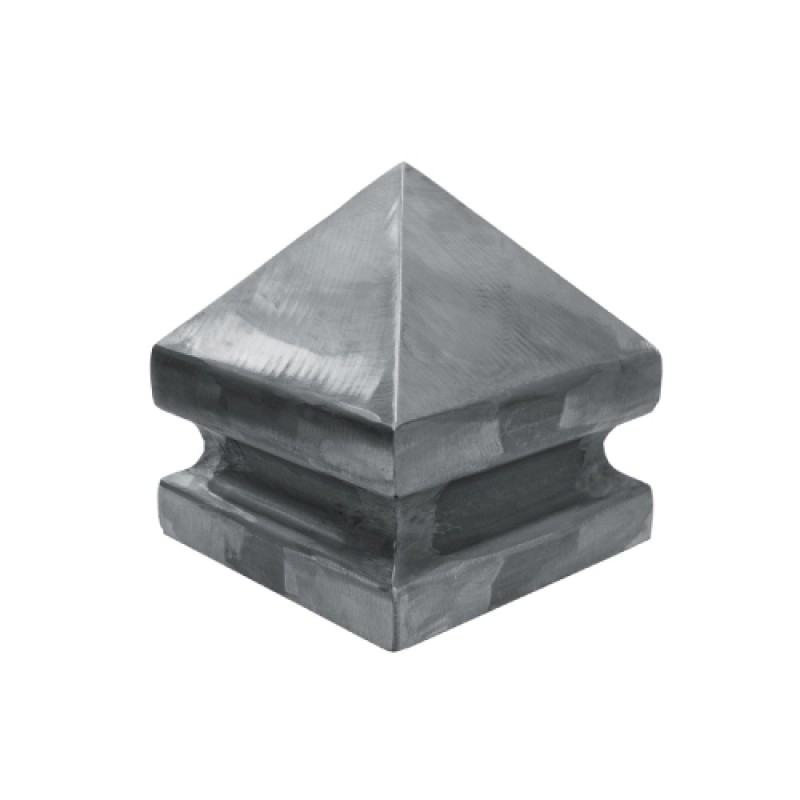 Contoured Cap for Gate with Square Base Column Cover
