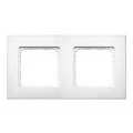 Double White Frame for Smoove Somfy Control Modules