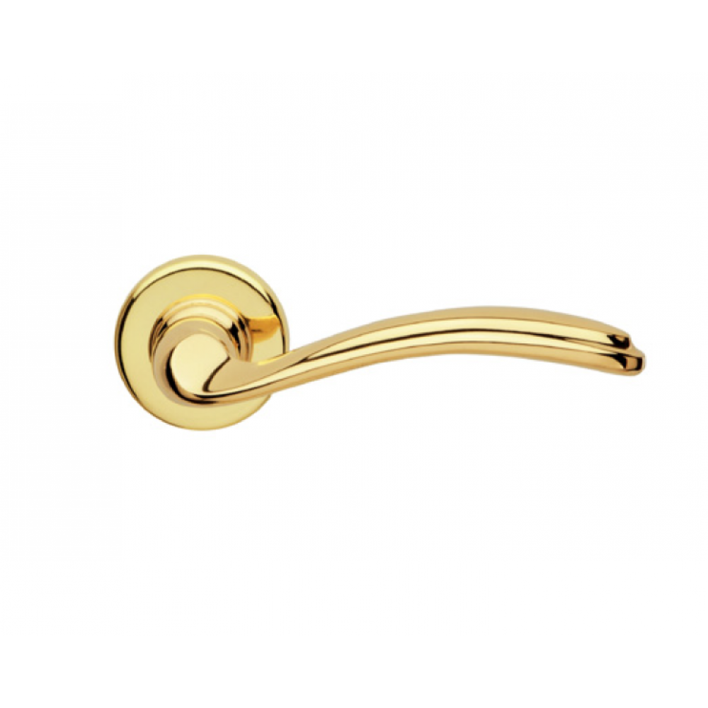Cremona Handle on Round Rose Brass Pfs Pasini i-Design
