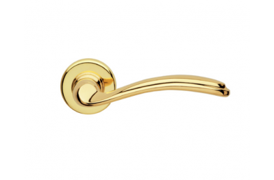 Cremona Handle on Round Rose Brass Pfs Pasini i-Design