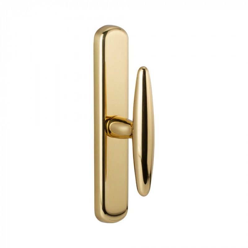 Brass Cremone Bolt with Plate for Window Reguitti Alisè