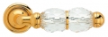 Crystal Gold Plated Door Handle on Rosette Linea Calì Crystal