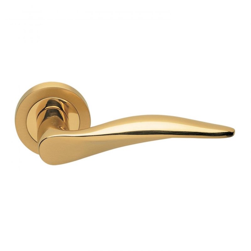 Dalì Design Manital Polished Brass Door Lever Handles