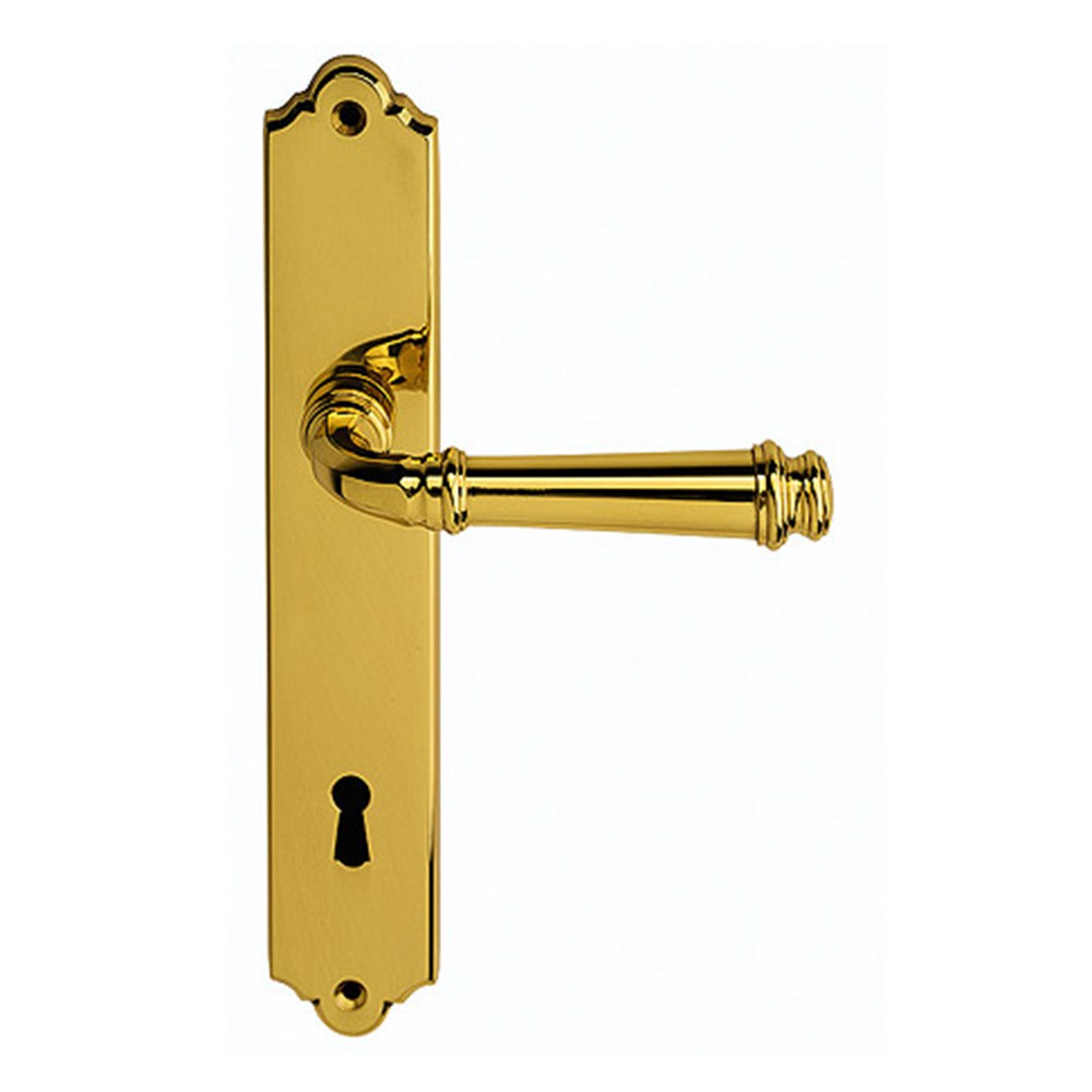 Diana Handle on Plate With Spring Precious and Elegant Made in Italy Bal Becchetti