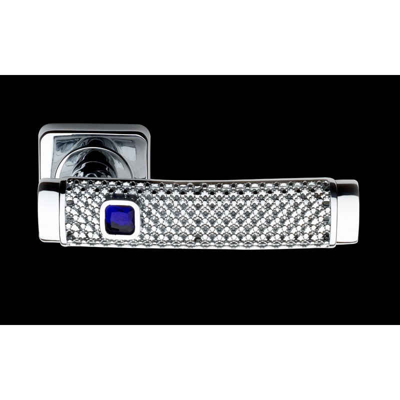 Dream Silver Jewellery PFS Pasini Door Handle with Rose and Escutcheon