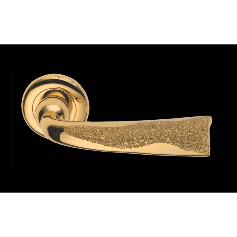 Duke Jewellery PFS Pasini Door Handle with Rose and Escutcheon