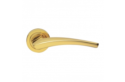 Dune Design Manital Polished Brass Door Lever Handles