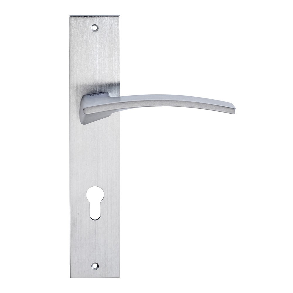 Elettra Series Fashion forme Door Handle on Plate Frosio Bortolo Creative Design