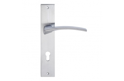 Elettra Series Fashion forme Door Handle on Plate Frosio Bortolo Creative Design