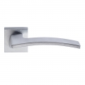 Elettra Series Fashion forme Door Handle on Square Rosette Frosio Bortolo Made in Italy Creative Design