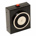 Hold Open Electromagnet Black 140 Kg with Push Button Release 18101 Opera