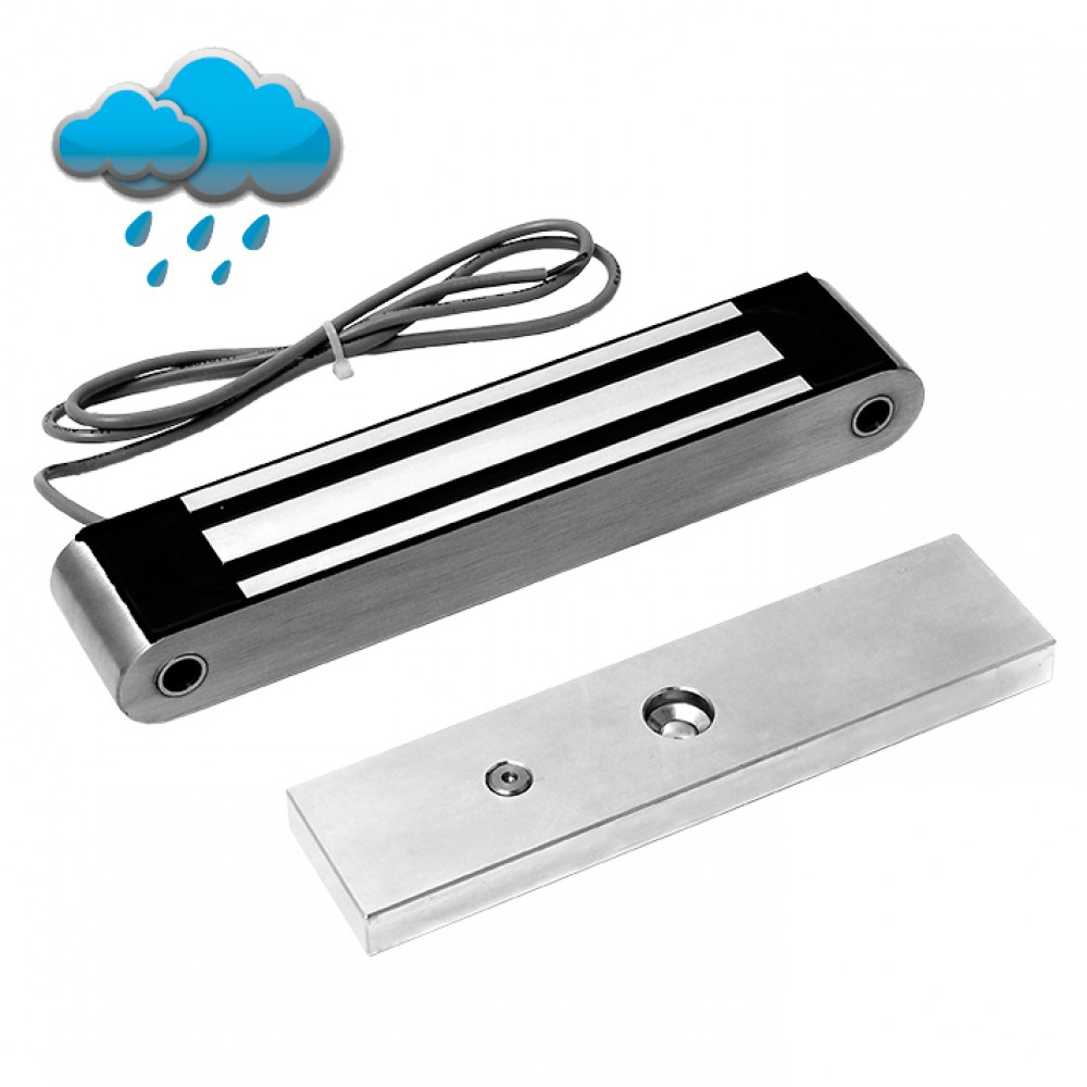 Midi Electromagnetic Lock 350 Kg in Stainless Steel 13400 Opera Safety Series