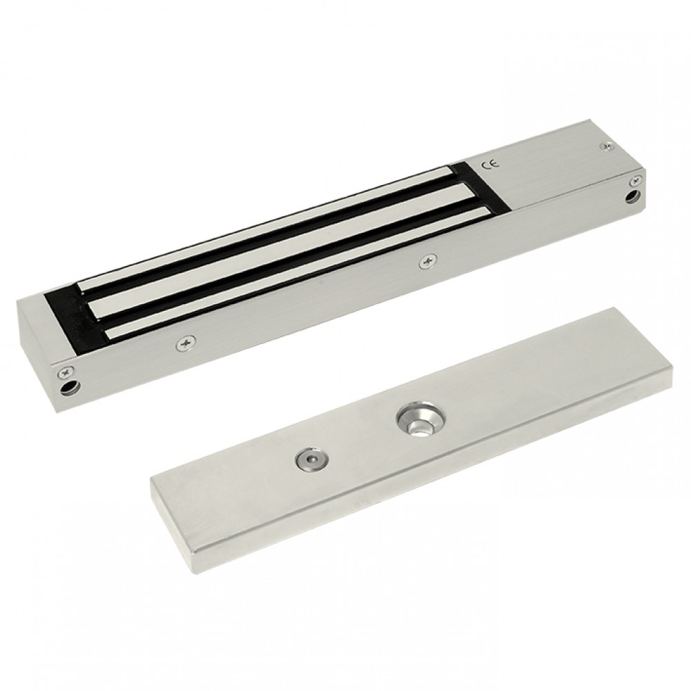 Electromagnetic Lock Mini 300 Kg in Anodized Aluminium 13600 Opera Safety Series