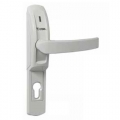 Electrically Operated White Handle for Metal Glass Fire Doors 40610B Opera