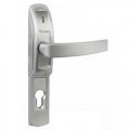Electrically Operated Handle Matt Chrome for Metal Glass Fire Doors 40610 Opera