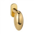 Ellisse Reguitti Brass DK Handle for Window Egg Shape