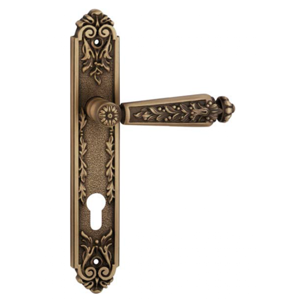 Epoca Door Handle on Plate Linea Calì Vintage