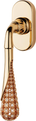 Feeling Linea Calì DK Window Handle with Swarovski Crystals