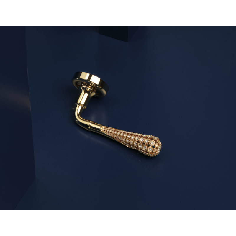 Feeling Linea Calì Door Handle with Swarovski Crystals