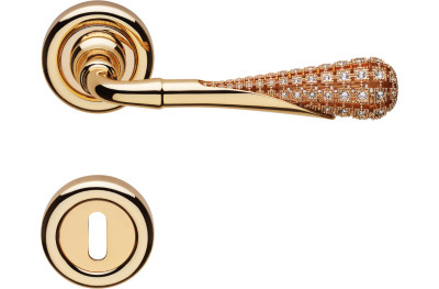 Feeling Linea Calì Door Handle with Swarovski Crystals