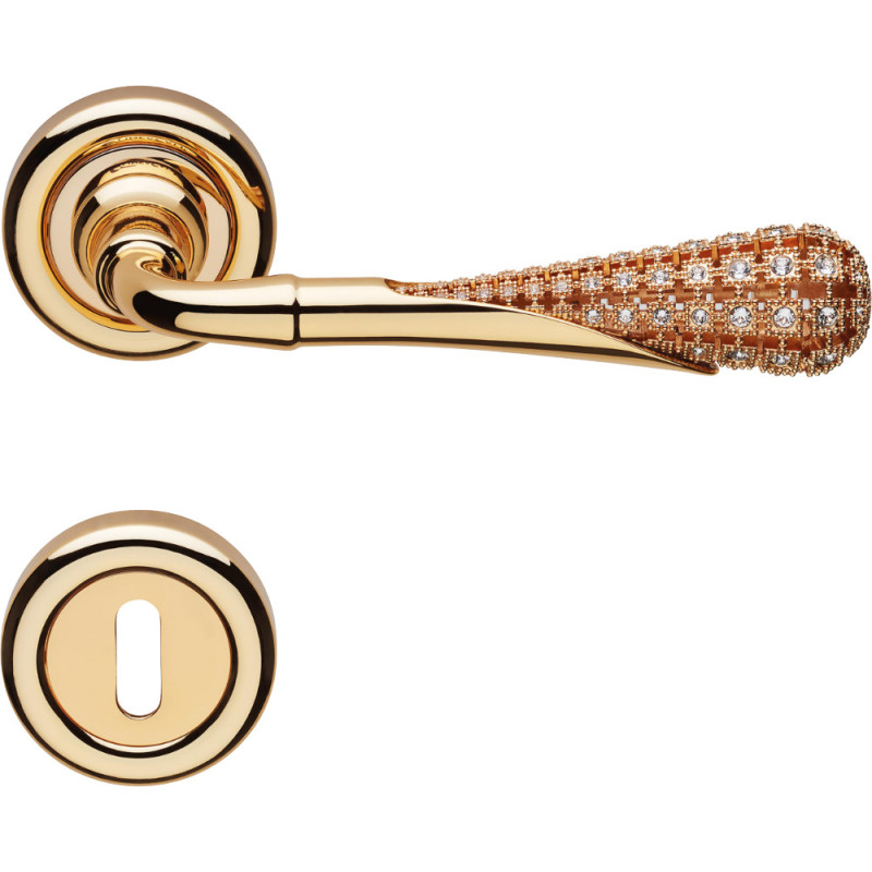 Feeling Linea Calì Door Handle with Swarovski Crystals