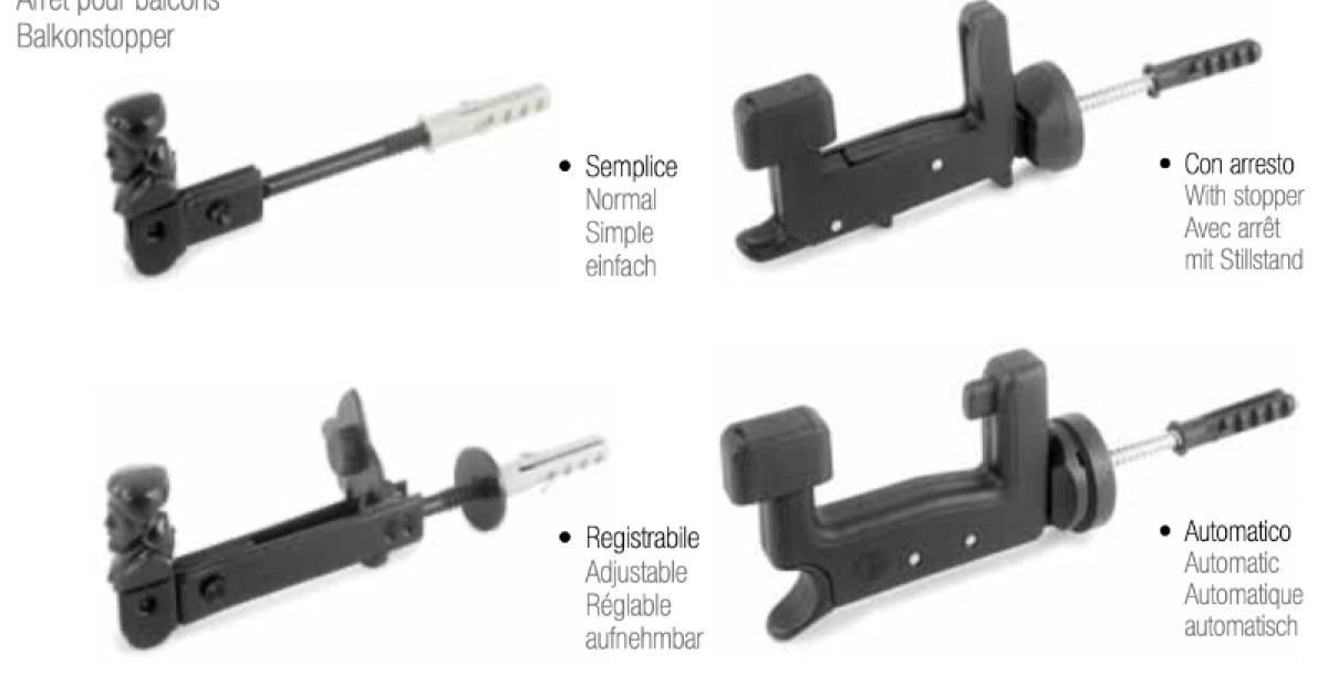 Adem Shutter Stop: Adjustable with Stop or Automatic