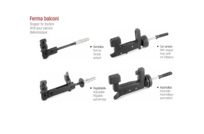 Adem Shutter Stop Simple Adjustable with Stop or Automatic