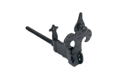 315/V Shutter holder Giglio 90x30x18mm Galbusera Wrought Iron