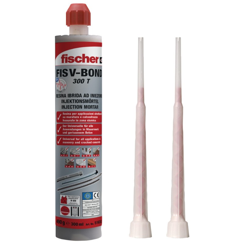 Fischer VBOND chemical anchor for concrete and masonry