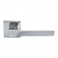 Flash Basic Manital Polished Chrome Pair of Door Lever Handles