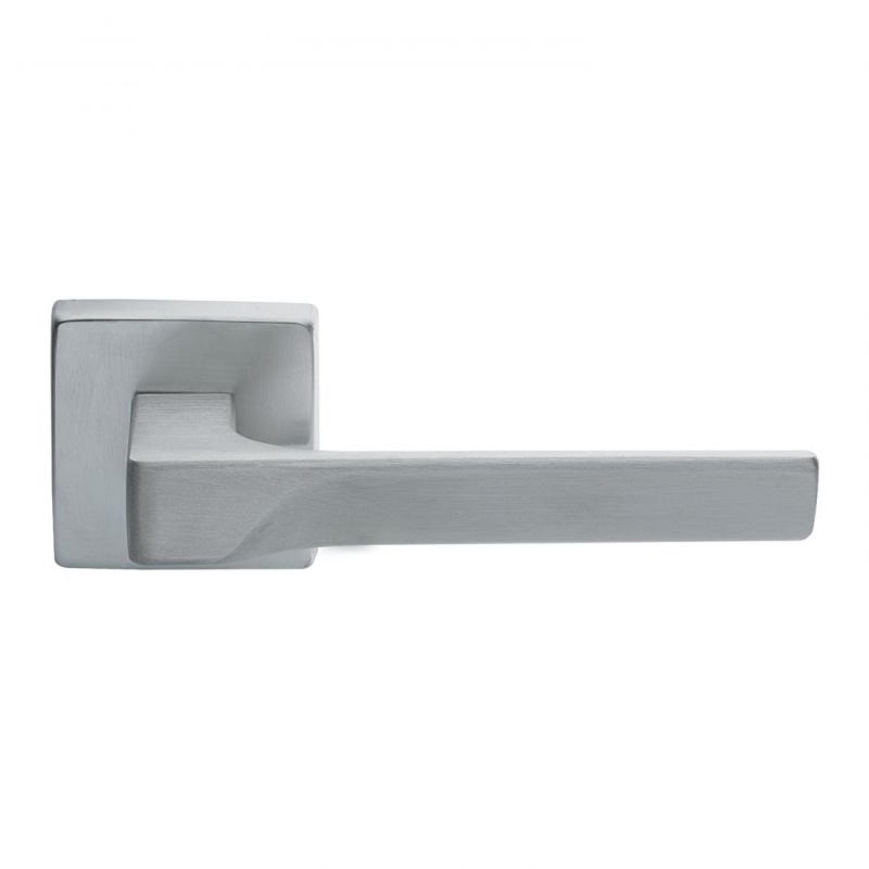 Flash Basic Manital Satin Chrome Pair of Door Lever Handles