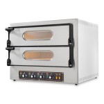 Double Electric Oven for Pizzeria Kube 2 in Stainless Steel with Italian Quality by Resto Italia