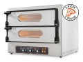 Double Electric Pizza Oven Kube 2 Stainless Steel Italian Quality