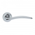 Francy Basic Manital Polished Chrome Pair of Door Lever Handles