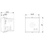 Connected NFC/RFID Outer Switch White 14462 Vimar