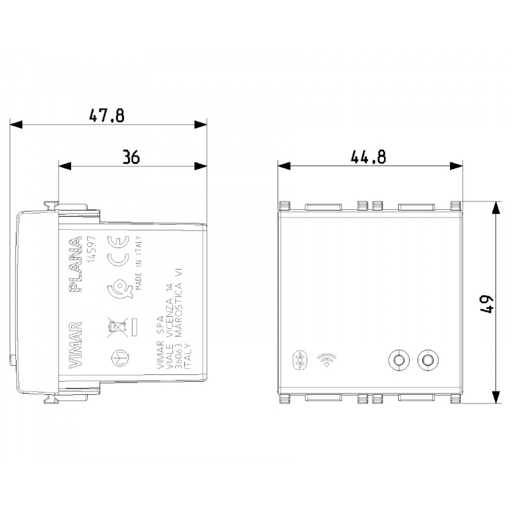 onnected Gateway Vimar 2 Modules - Wiring devices