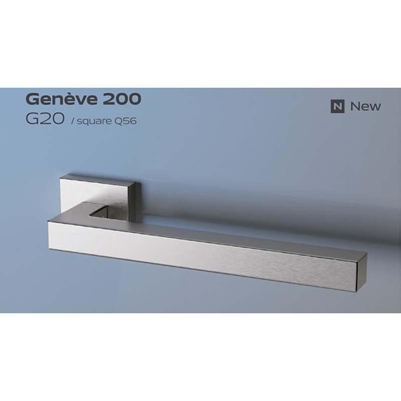 Genève 200 Reguitti Inox Door Handle in AISI 316L Steel