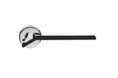 Genova Handle on Round Rose Brass with black insert Pfs Pasini i-Design